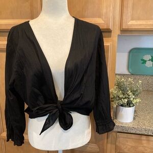 💕3 for $15💕Serengeti Black Cotton Shrug